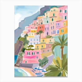 Amalfi Coast La Dolce Vita Poster 7 Canvas Print