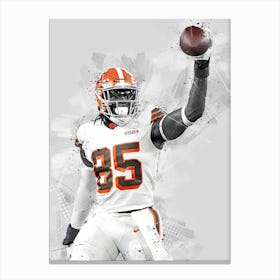 David Njoku Cleveland Browns Canvas Print