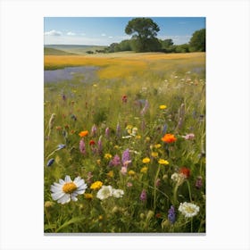 Wildflower Meadow 1 Canvas Print