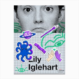 Lily Yearbook Canvas Print