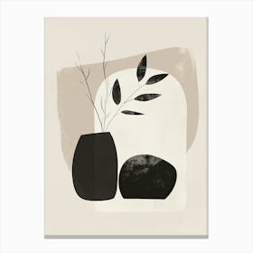 Kiruna Stone Park Bauhaus Minimalist Canvas Print