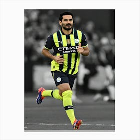 Ilkay Gundogan Of Manchester City Canvas Print