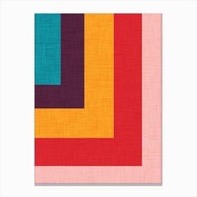 Abstract Mod Cube Canvas Print
