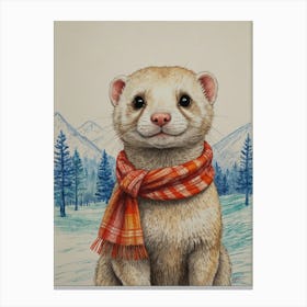 Ferret 9 Canvas Print