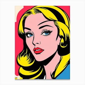 Pop Art Retro Comic Art Canvas Print