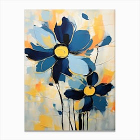 Blue Flowers 13 Canvas Print