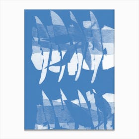 Abstract Blue Canvas Print