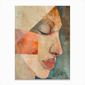 Woman'S Face 45 Canvas Print