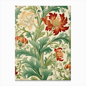 Floral Wallpaper 348 Canvas Print