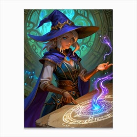 Wizard In A Hat Canvas Print