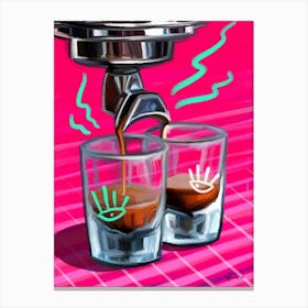 Coffee Lovers 3 Canvas Print