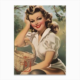 Pin Up Girl 29 Canvas Print