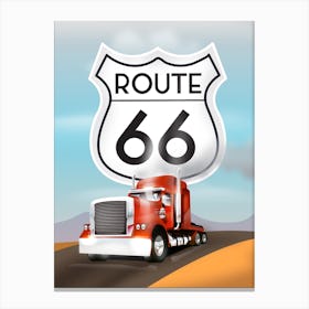 Route 66 Canvas Print