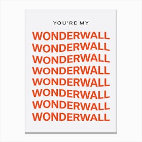 Wonderwall 2 Canvas Print
