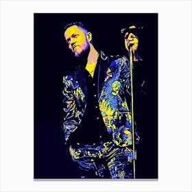 Dan Reynolds Imagine Dragons 4 Canvas Print