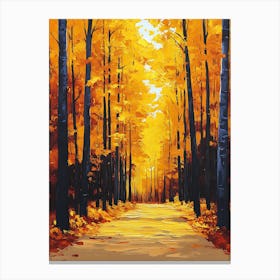 Autumn Road 3 Canvas Print