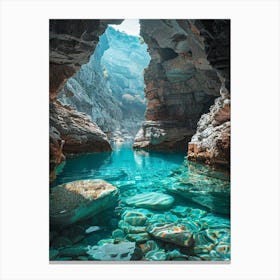 Mediterranean Sea Cave Canvas Print