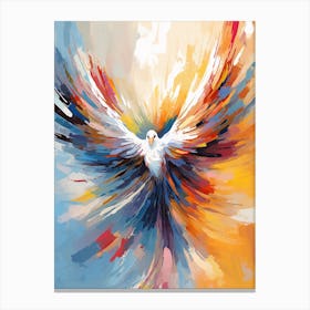 Abstract Bird Wings Canvas Print