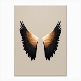 Wings Digital Minimalist1 Canvas Print
