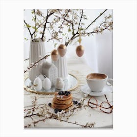 Easter Table Decor 2 Canvas Print