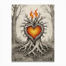 Heart Of The Forest 11 Canvas Print