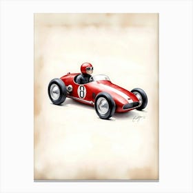 Racing Car Canvas Print