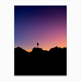 Gradient Sky Art Print Canvas Print