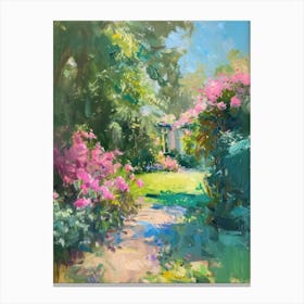  Floral Garden English Oasis 4 Canvas Print