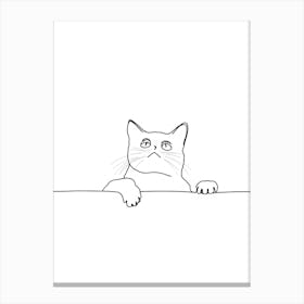 Cat Drawing 2 Toile