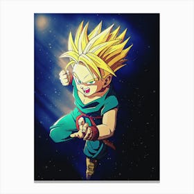 Light Of Heroes ― Kids Trunks Super Saiyan Canvas Print