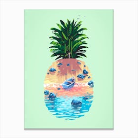 Pineapple Island Canvas Print