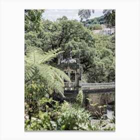 Beautiful building in Quinta da Regaleira Canvas Print