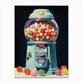 Gumball Machine Vintage Photography Style 1 Canvas Print