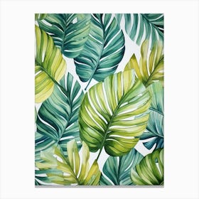 Tropical Leaves 8 Canvas Print