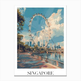 Singapore Skyline Canvas Print