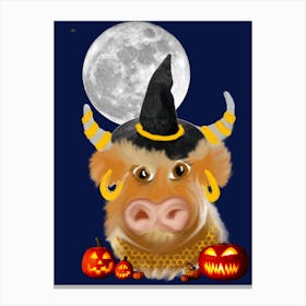 Halloween Delores Canvas Print