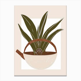 Plant In A Pot 54 Canvas Print