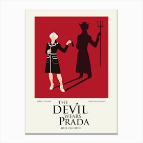 Devil Wears Prada Film Poster Canvas Print