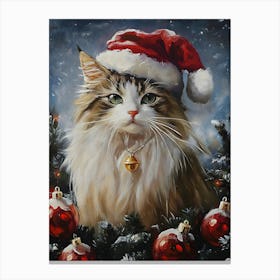 Christmas Cat 1 Canvas Print