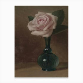 Rose In A Vase 1 Canvas Print