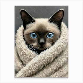 Bathroom Cat 14 Canvas Print