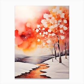 Winter Scene Canvas Print