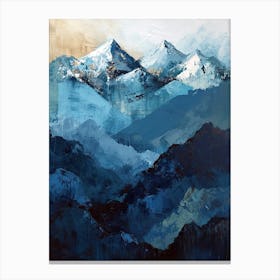 Blue Mountains, Boho Canvas Print