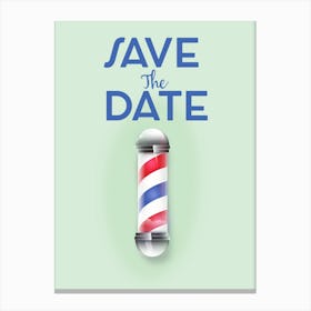 Save The Date 4 Canvas Print