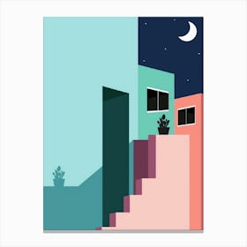 Night In The City Canvas Print