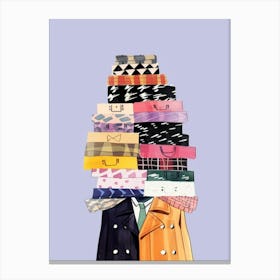 Stack Of Clothes 8 Canvas Print