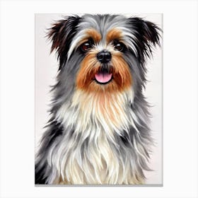 Affenpinscher Watercolour 4 dog Canvas Print