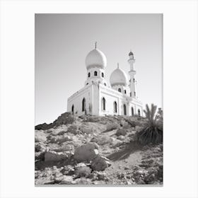 Sharm El Sheikh, Egypt, Black And White Photography 2 Canvas Print