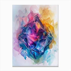 Abstract Watercolor Painting 3 Canvas Print