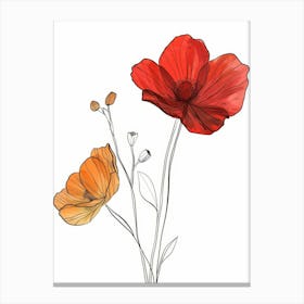 Poppies 27 Canvas Print